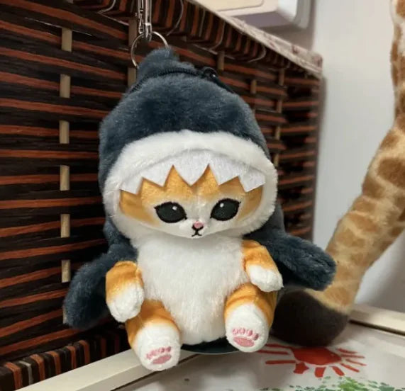 Japanese Cat Plush Doll Pendant