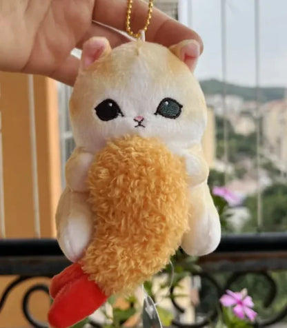 Japanese Cat Plush Doll Pendant