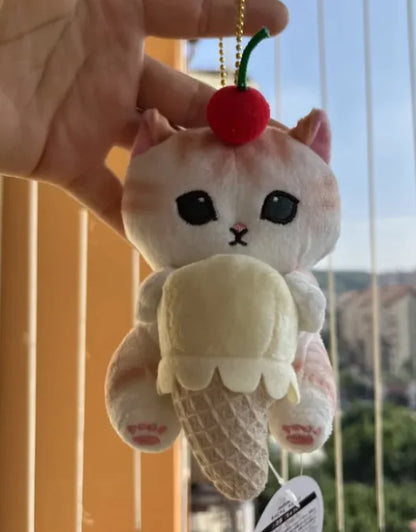 Japanese Cat Plush Doll Pendant