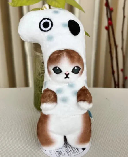 Japanese Cat Plush Doll Pendant