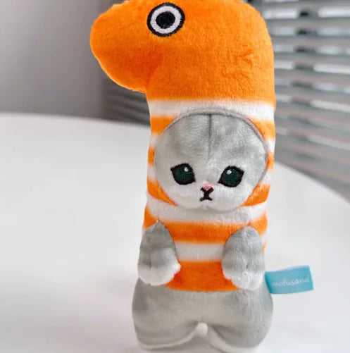 Japanese Cat Plush Doll Pendant