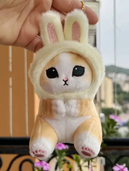 Japanese Cat Plush Doll Pendant