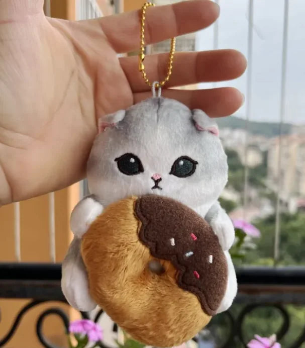 Japanese Cat Plush Doll Pendant