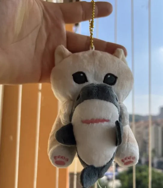 Japanese Cat Plush Doll Pendant