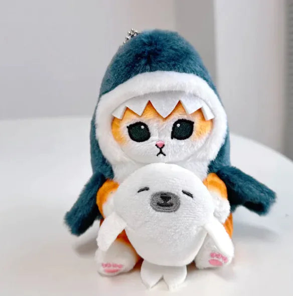 Japanese Cat Plush Doll Pendant