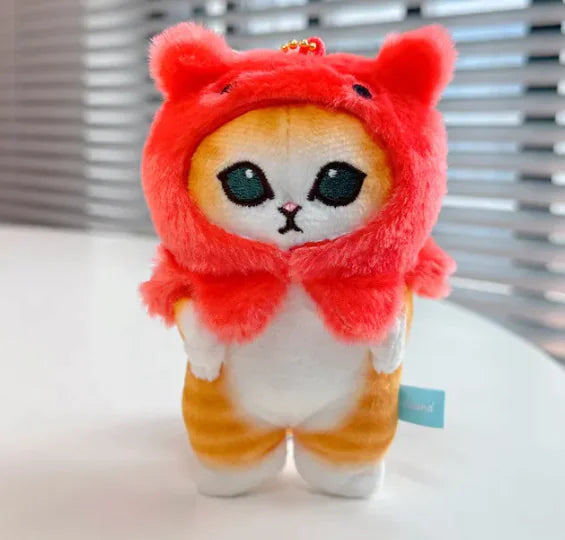 Japanese Cat Plush Doll Pendant