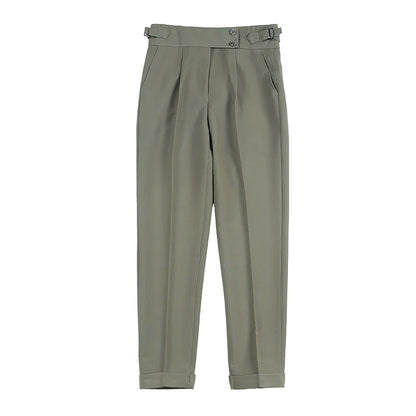 Elegant British-Style Men’s Business Pants