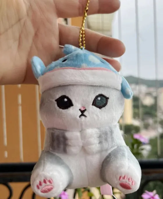 Japanese Cat Plush Doll Pendant