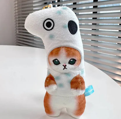 Japanese Cat Plush Doll Pendant